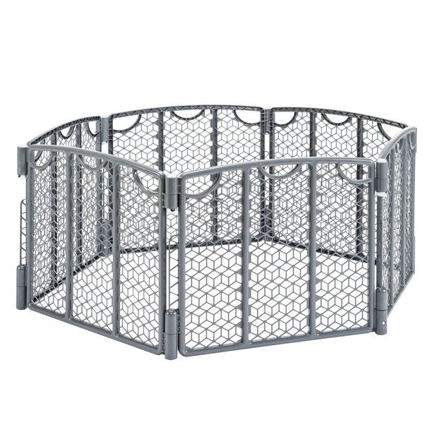 Photo 1 of Evenflo Versatile Play Space Adjustable Freestanding Playard, Cool Gray