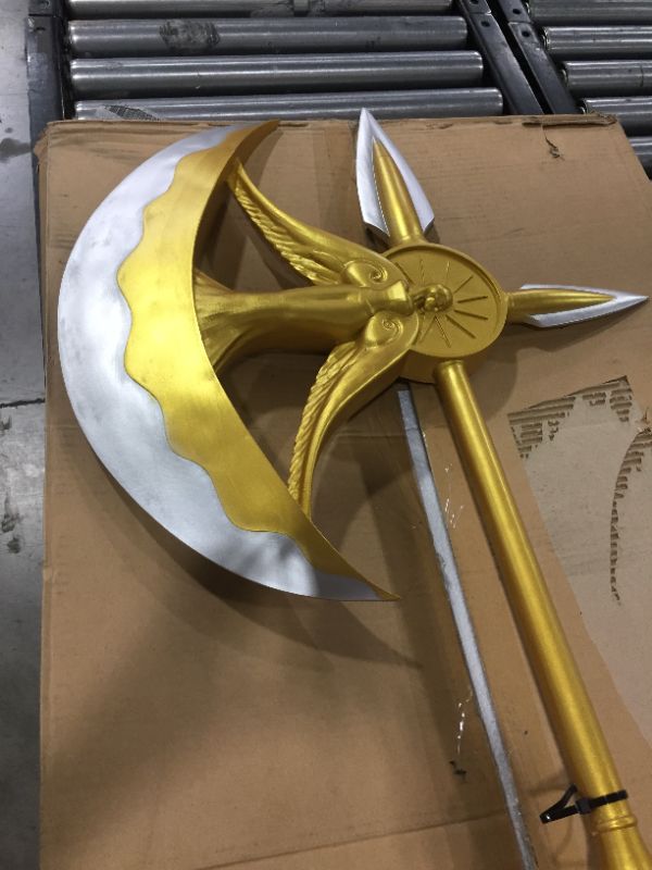 Photo 3 of 40.2”" Seven Deadly Sins -Divine Axe Rhitta, Fibreglass Resin with Metal core. Cosplay, Collectible