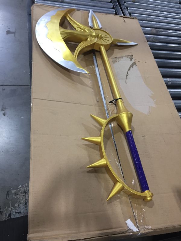 Photo 2 of 40.2”" Seven Deadly Sins -Divine Axe Rhitta, Fibreglass Resin with Metal core. Cosplay, Collectible