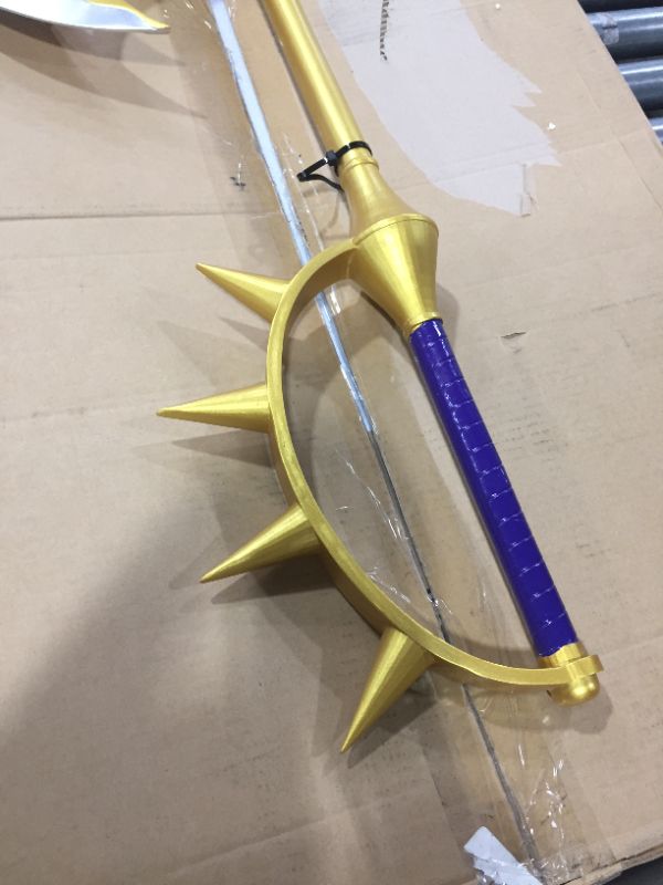 Photo 1 of 40.2”" Seven Deadly Sins -Divine Axe Rhitta, Fibreglass Resin with Metal core. Cosplay, Collectible