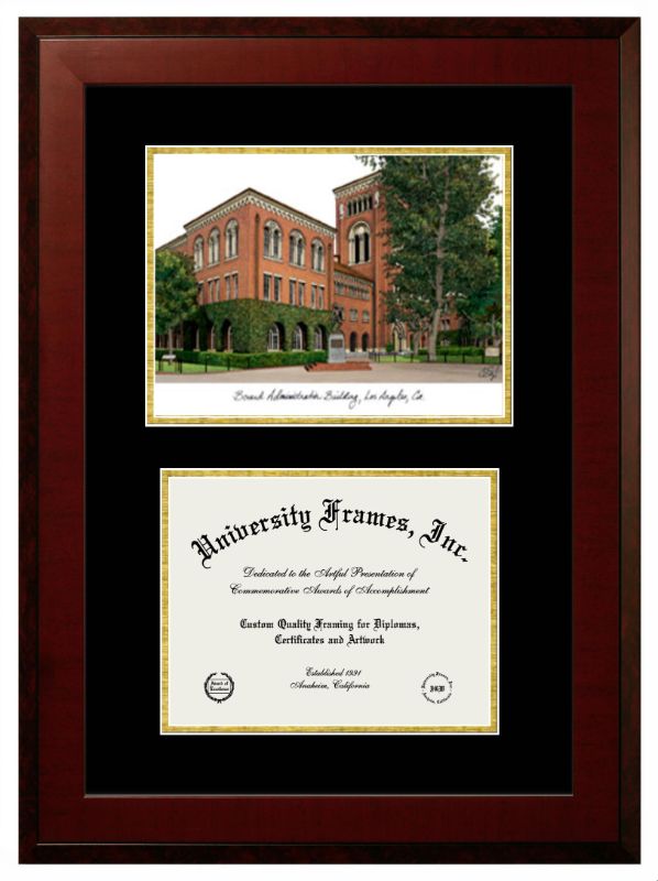 Photo 1 of Campus Images"University of Southern California Diplomate Diploma Frame, 8.5" x 11"