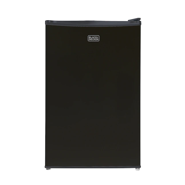 Photo 1 of BLACK+DECKER  25" x 18" Freestanding Mini Fridge Freezer Compartment (Black)