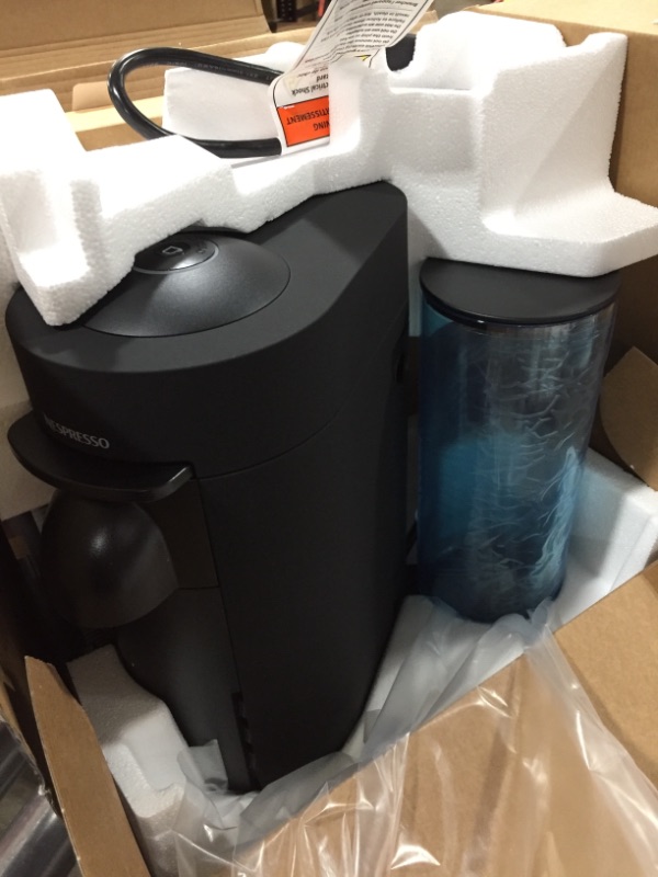 Photo 1 of Nespresso VertuoPlus Coffee and Espresso Machine by DeLonghi  Black Matte
