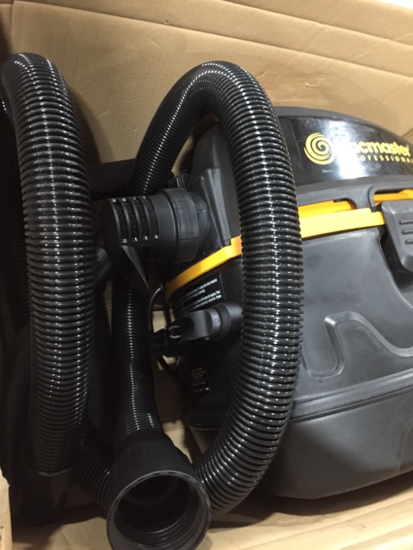 Photo 3 of Vacmaster Professional - Professional Wet/Dry Vac, 5 Gallon, Beast Series, 5.5 HP 1-7/8" Hose Jobsite Vac (VFB511B0201), Black
