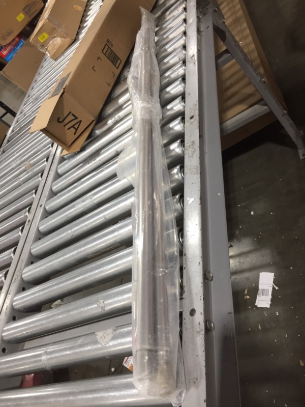 Photo 1 of 48 in. - 84 in. Single Curtain Rod in Satin Nickel
