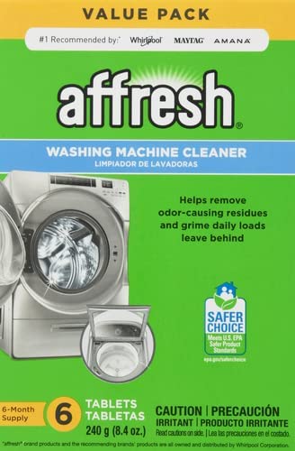 Photo 1 of Affresh Washing Machine Cleaner, Cleans Front Load and Top Load Washers, Including HE, 6 Tablets
