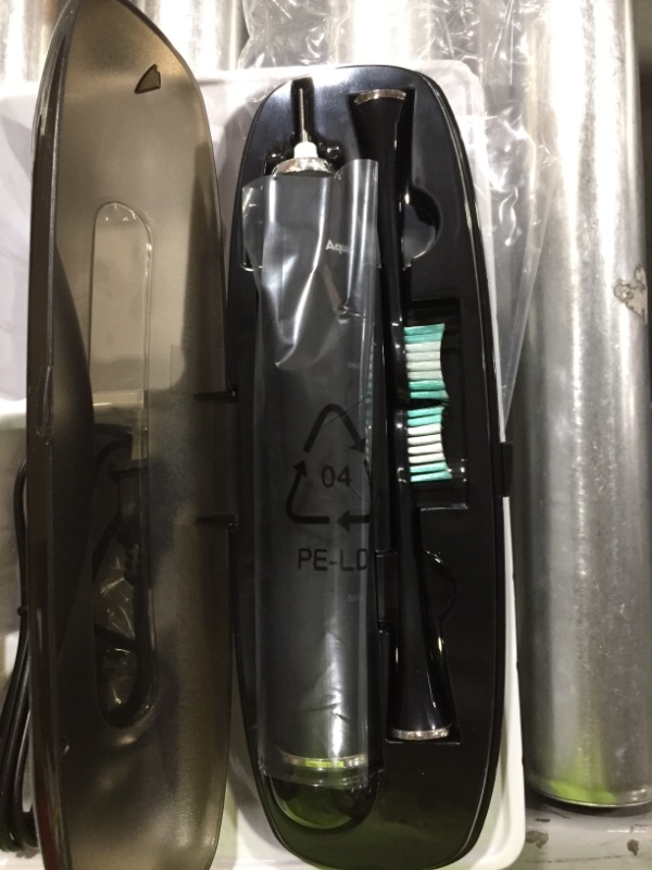 Photo 3 of AquaSonic Black Series Ultra Whitening Toothbrush – ADA Accepted Electric Toothbrush - 8 Brush Heads & Travel Case - Ultra Sonic Motor & Wireless Charging - 4 Modes w Smart Timer - Sonic Electric
