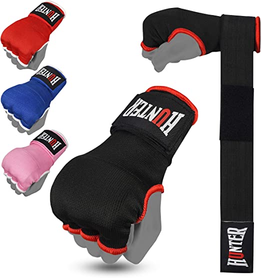 Photo 1 of HUNTER Gel Padded Inner Gloves with Hand Wraps for Boxing (Comes in Pair)
