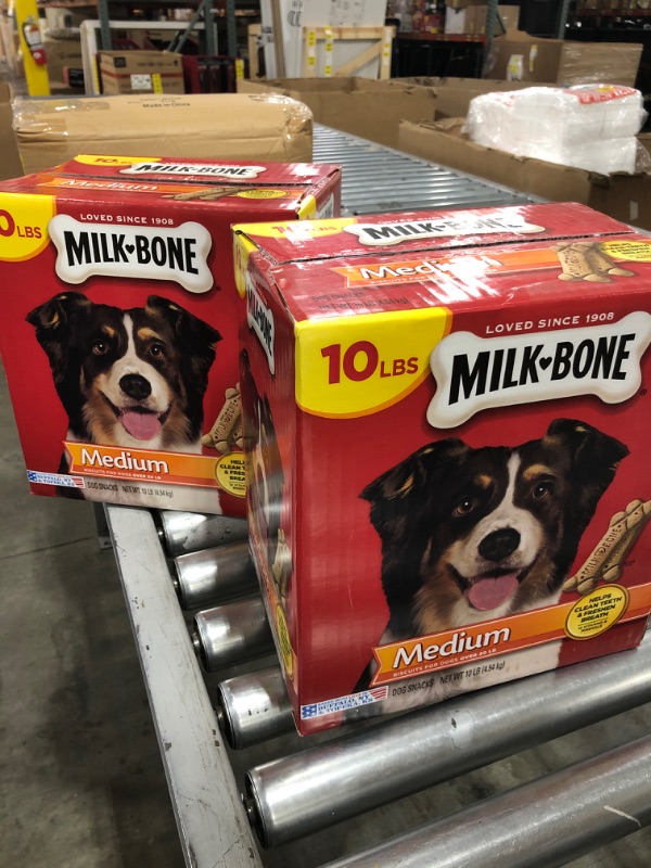 Photo 2 of 2 BOXES!! Milk-Bone Original Dog Treats Biscuits for Medium Dogs, 10 Pounds** EXPIREED- BEST BY:02/21/2022***