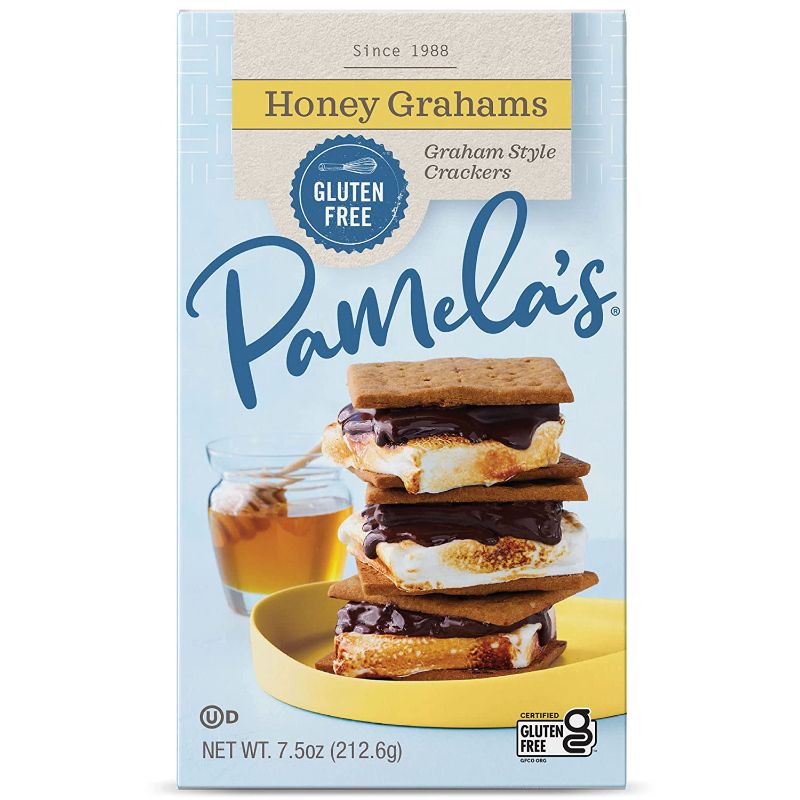 Photo 1 of 4-BOXES!! Pamela's Products Gluten Free Graham Crackers, Honey (Pack of 6) **EXPIRED- 12/18/2021***
