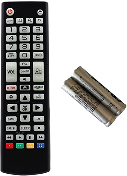 Photo 1 of Universal Remote for LG TV Remote Control Compatible with All LG Smart TV LCD LED 3D HDTV AKB75375604 AKB75095307 AKB75675304 AKB74915305 Remote Control for LG TV Remote + 2 Batteries (Not Backlight)
