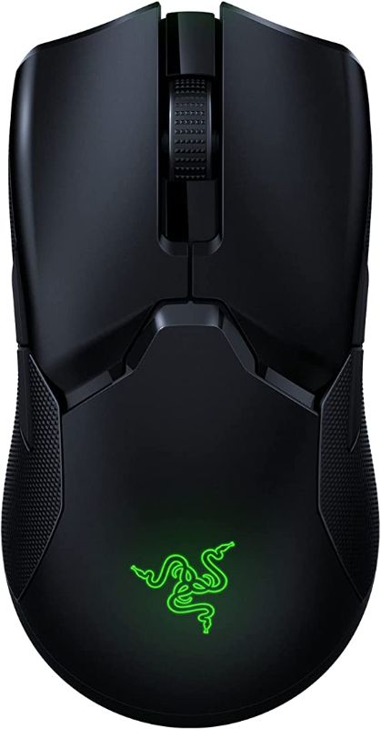 Photo 1 of Razer Viper Ultimate Lightweight Wireless Gaming Mouse: Fastest Gaming Switches - 20K DPI Optical Sensor - Chroma Lighting - 8 Programmable Buttons - 70 Hr Battery - Classic Black
