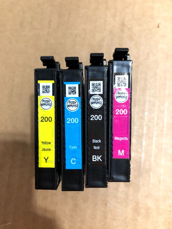 Photo 3 of Epson DURABrite Ultra 200 Original Ink Cartridge - Combo Pack - Cyan, Magenta, Yellow, Black - Inkjet - 175 Pages Black, 165 Pages Cyan, 165 Pages Mag