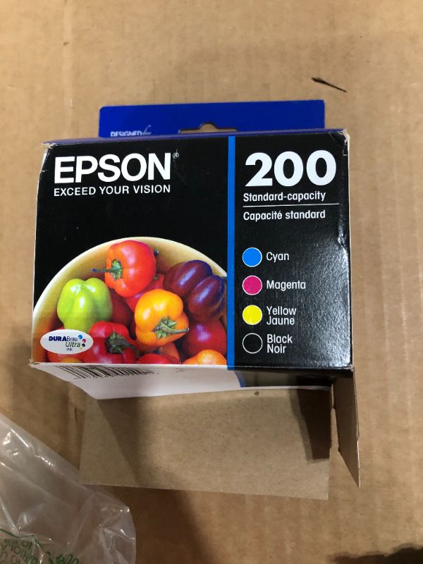 Photo 2 of Epson DURABrite Ultra 200 Original Ink Cartridge - Combo Pack - Cyan, Magenta, Yellow, Black - Inkjet - 175 Pages Black, 165 Pages Cyan, 165 Pages Mag