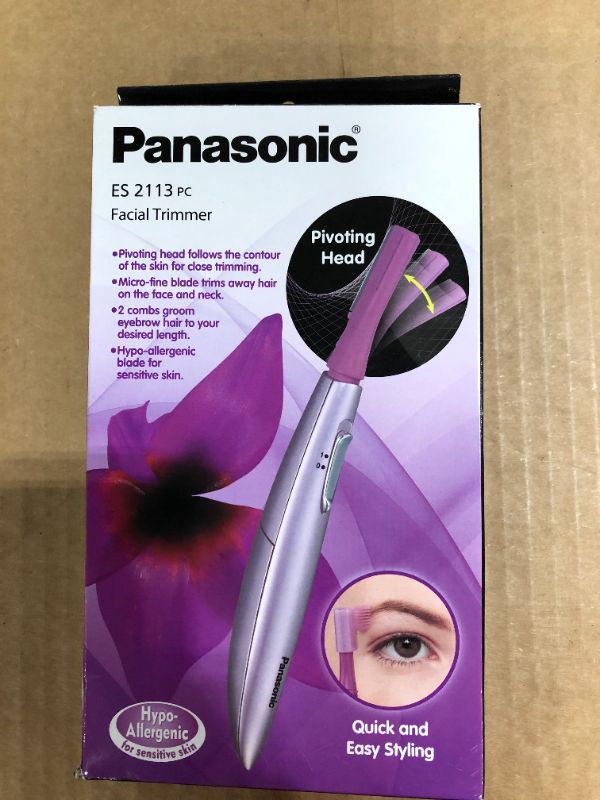 Photo 3 of Panasonic ES2113PC Pivoting Facial Trimmer