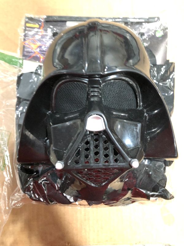 Photo 2 of Adult Darth Vader Costume Top and Mask Size Medium