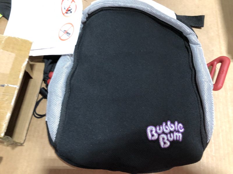 Photo 1 of BubbleBum Backless Booster Car Seat - Black