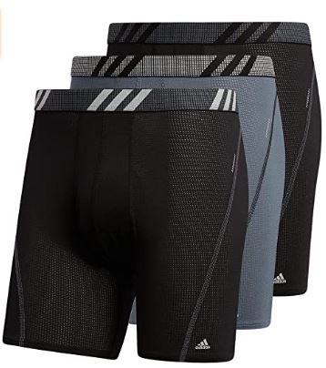 Photo 1 of adidas Men's Sport Performance Mesh Boxer Brief Underwear (3-Pack) 2 XL