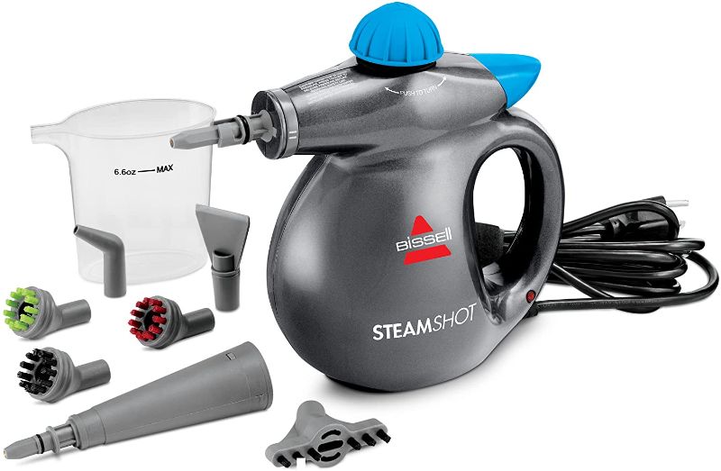 Photo 1 of Bissell SteamShot Hard Surface Steam Cleaner with Natural Sanitization, Multi-Surface Tools Included to Remove Dirt, Grime, Grease, and More, 39N7V