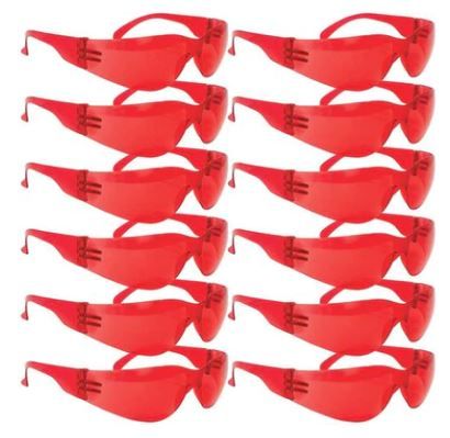 Photo 1 of Crystal Full Color Safety Glasses , For Men and Women 12 Pack One Size