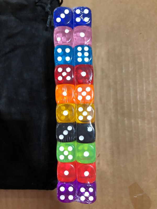 Photo 2 of 100 Piece Colored Dice