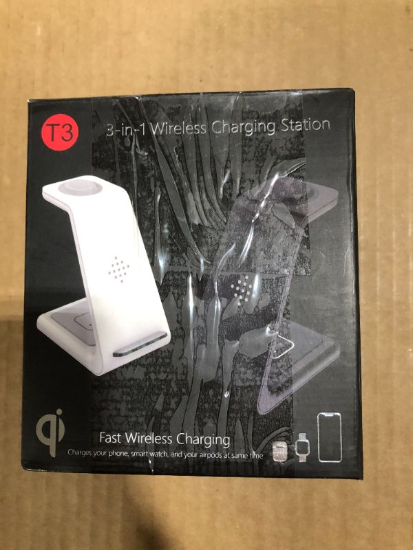 Photo 1 of Wireless Charging Dock Black Generic Brand