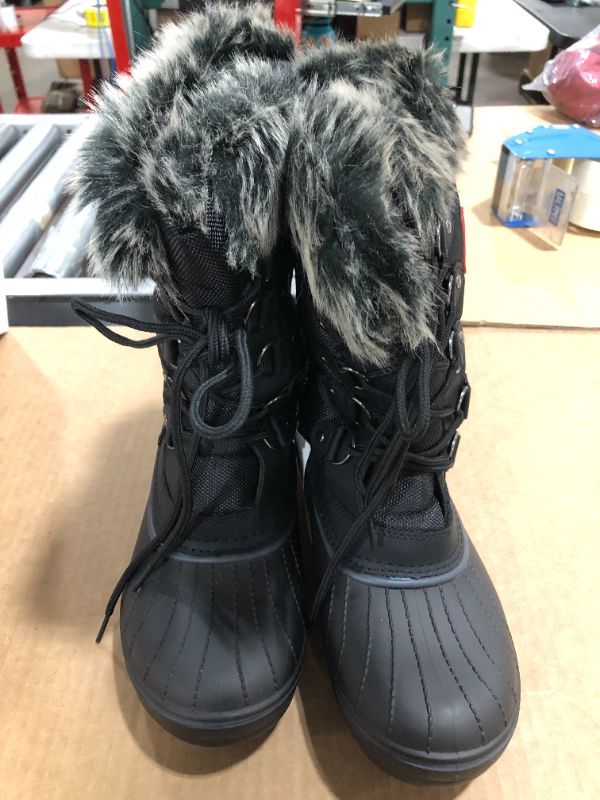 Photo 1 of DREAM PAIRS Women's Warm Faux Fur Lined Mid Calf Winter Snow Boots Size 8