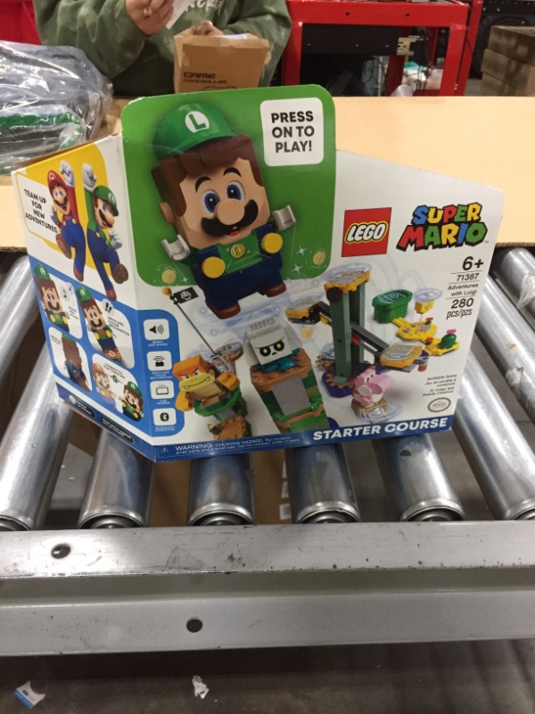 Photo 2 of LEGO Super Mario Adventures with Luigi Starter Course 71387 Building Kit; Collectible Toy Playset for Creative Kids, New 2021 (280 Pieces)
