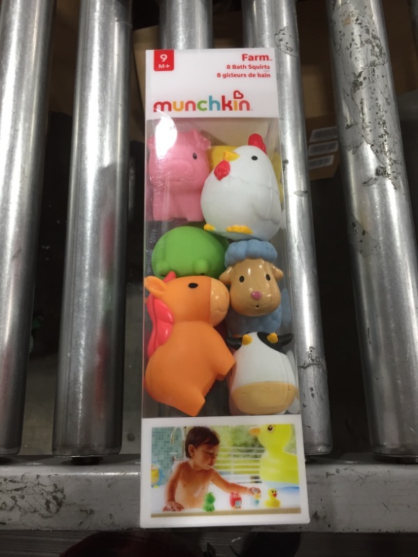 Photo 2 of Munchkin Squirtin Bath Toy, Barnyard Friends
