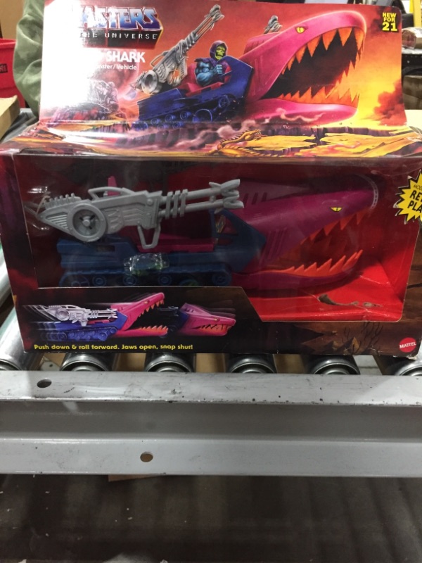 Photo 2 of Masters of the Universe Origins Land Shark Vehicle, Skeletor's Iconic Transportation for MOTU Storytelling Play and Display, Gift for Kids Age 6 Years and Older
