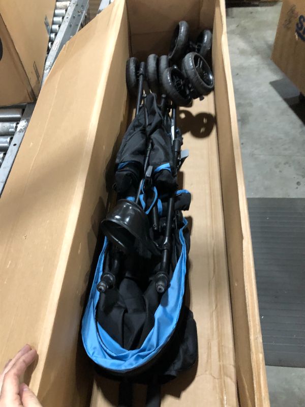 Photo 1 of Summer 3Dmini Convenience Stroller, Blue/Black – Lightweight Infant Stroller with Compact Fold, Multi-Position Recline, Canopy with Pop Out Sun Visor and More – Umbrella Stroller for Travel and More