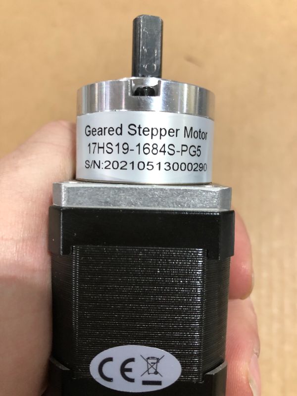 Photo 1 of STEPPERONLINE Nema 17 Geared Stepper Motor Gear Ratio 5:1 3D Printer Extruder Motor DIY CNC Robotics