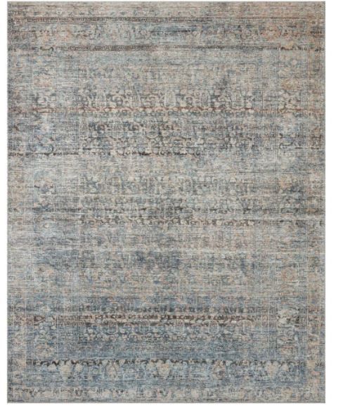 Photo 1 of Amber Lewis x Loloi Billie 3'6" x 5'6" Denim and Blush Area Rug