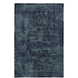 Photo 1 of Area Rug Overdyed Turquoise 5'x7' - Threshold