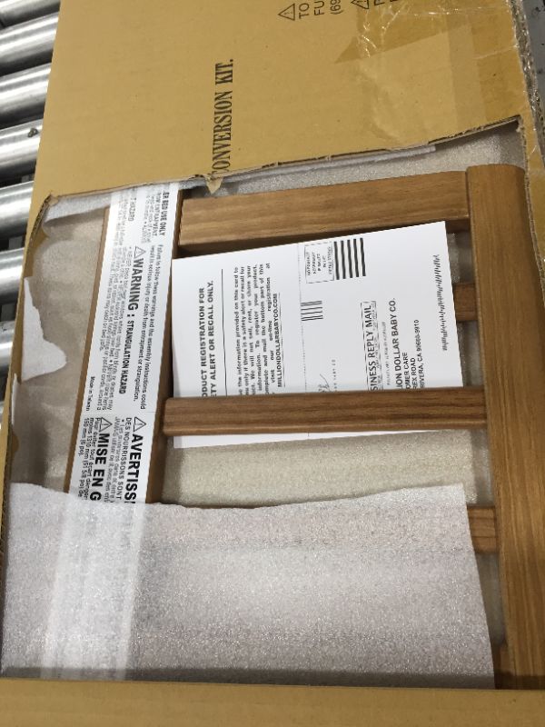 Photo 1 of DaVinci Toddler Bed Conversion Kit (M3099) in Chestnut
