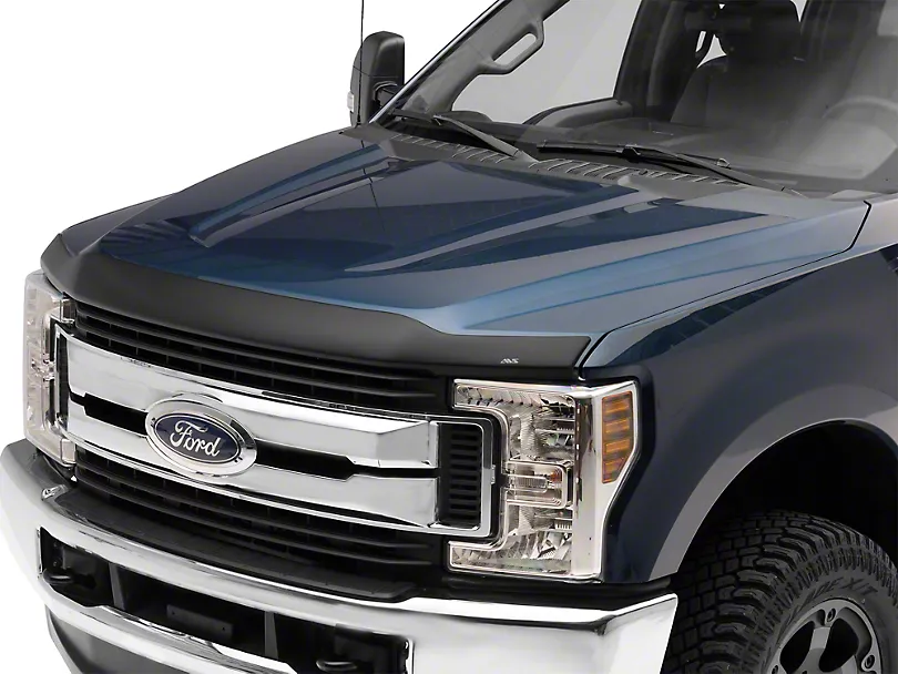 Photo 2 of Aeroskin Hood Protector; Matte Black (17-22 F-250 Super Duty)