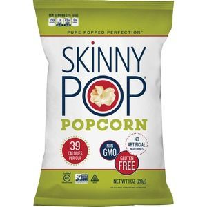 Photo 1 of [12 Count] SkinnyPop Popcorn - Non-GMO, Gluten-free, Dairy-free, Fat-free, Preservative-free - Original - 1 oz - [EXP 7-19-21]