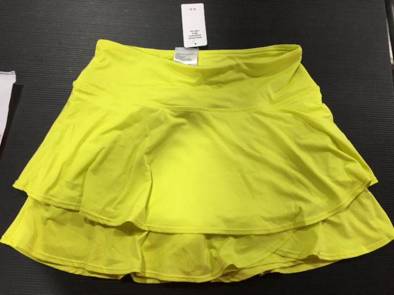 Photo 3 of [Size M] BALEAF Women's Pleated Tennis Skirts Layered Ruffle Mini Skirts with Shorts for Running Workout