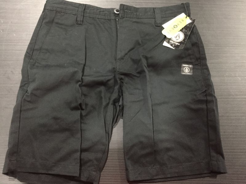 Photo 3 of [Size 30] Volcom Mens Frickin Drifter Chino Shorts - Black