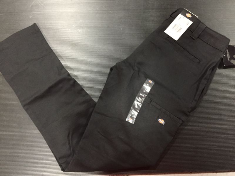 Photo 2 of Dickies Women's Slim Fit Double Knee Pants - Black Size 4 
