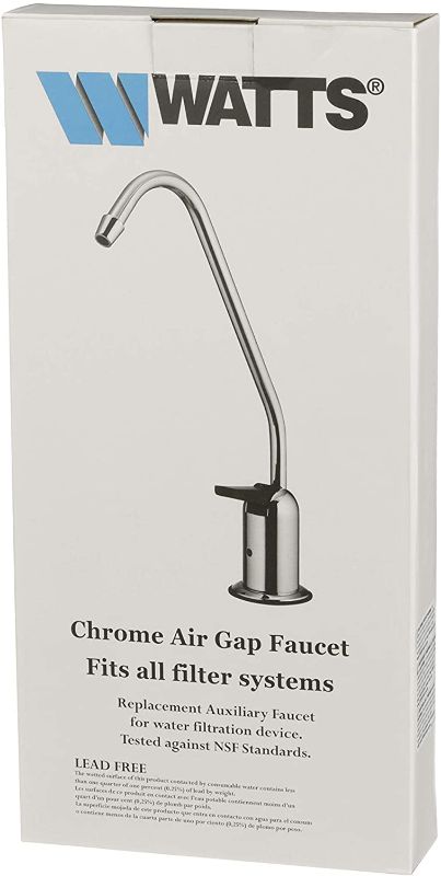 Photo 3 of Watts Premier WP116001 Air-Gap Non-Monitored Faucet for Water Filtration Systems, Chrome