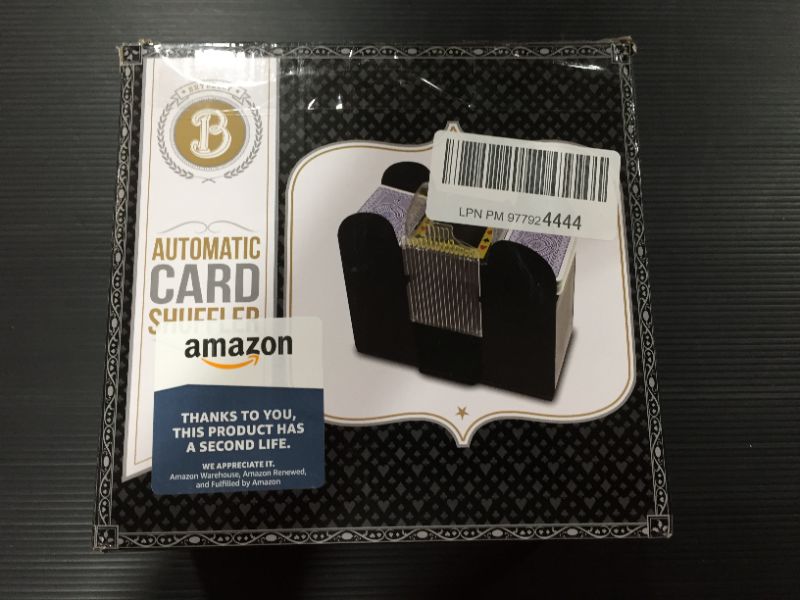 Photo 1 of Brybelly 6 Deck Automatic Card Shuffler - Battery-Operated Electric Shuffler 