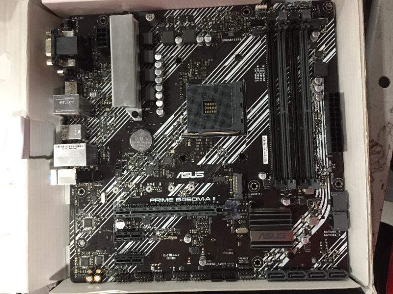 Photo 4 of ASUS Prime B450M-a II Desktop Motherboard
