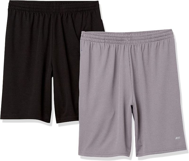 Photo 1 of [Size Medium] Essentials Men's Performance Tech Loose-Fit Shorts [Pack of 2]