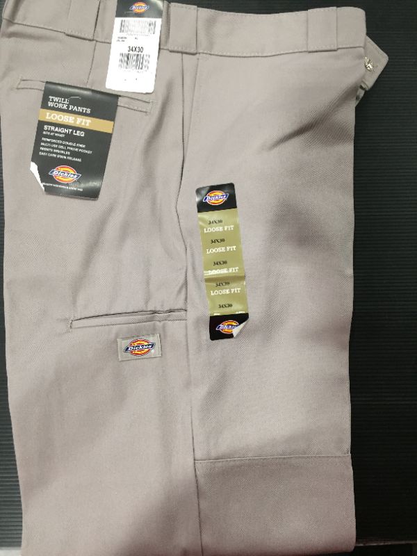 Photo 3 of [Size 34x30] Dickies Mens and Big Mens Loose Fit Double Knee Work Pants
