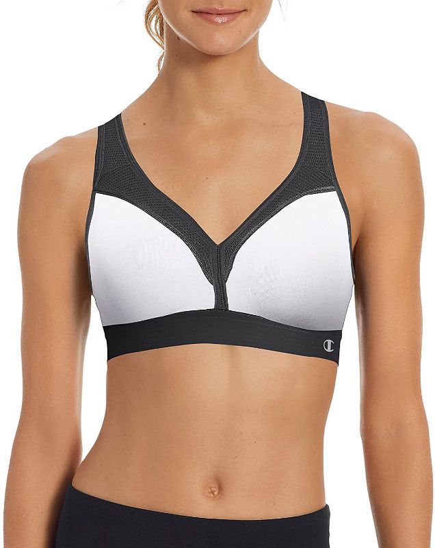 Photo 1 of [Size M] Champion curvy show-off sports bra [White & Black]