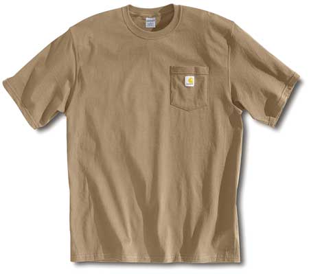 Photo 1 of Carhartt Petite Men's Regular Large Desert Cotton Short-Sleeve T-Shirt