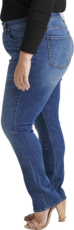 Photo 2 of [Size 16W] JAG Women's Plus Size Ruby Mid Rise Straight Leg Jeans
