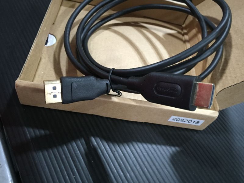 Photo 2 of Basics DisplayPort to HDMI Cable 6 Feet
