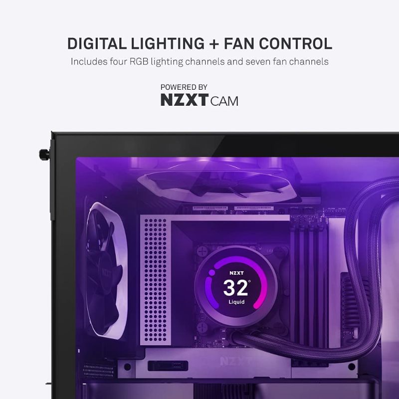 Photo 3 of 
NZXT N7 Z590 - N7-Z59XT-W1 - Intel Z590 chipset (Supports 11th Gen CPUs) - ATX Gaming Motherboard